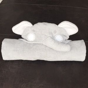 Pottery Barn Hooded Baby Towel- Elephant